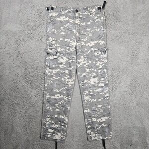 Backbone Kids XL Gray Digital Camo Cargo Pants Tactical Utility Straight Leg